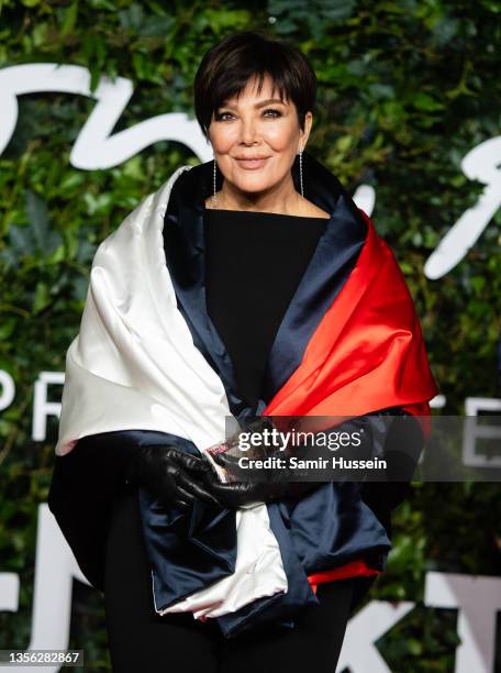 Kris Jenner attends The Fashion Awards 2021 at the Royal Albert Hall on November 29, 2021 in London, England.