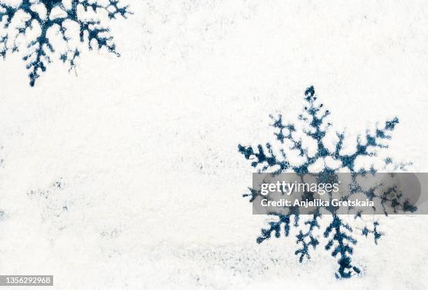 christmas background. white flour looks like snow. - canada christmas ストックフォトと画像