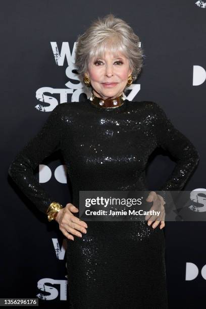 Rita Moreno attends the New York premiere of West Side Story on November 29, 2021 in New York City.