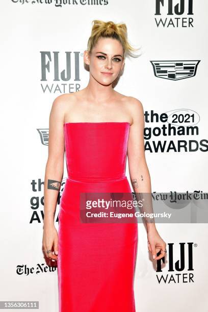 Kristen Stewart attends the 2021 Gotham Awards at Cipriani Wall Street on November 29, 2021 in New York City..