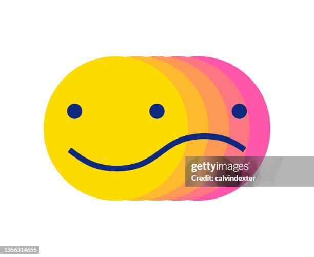 emoticons customer focused - tense discussion stock illustrations