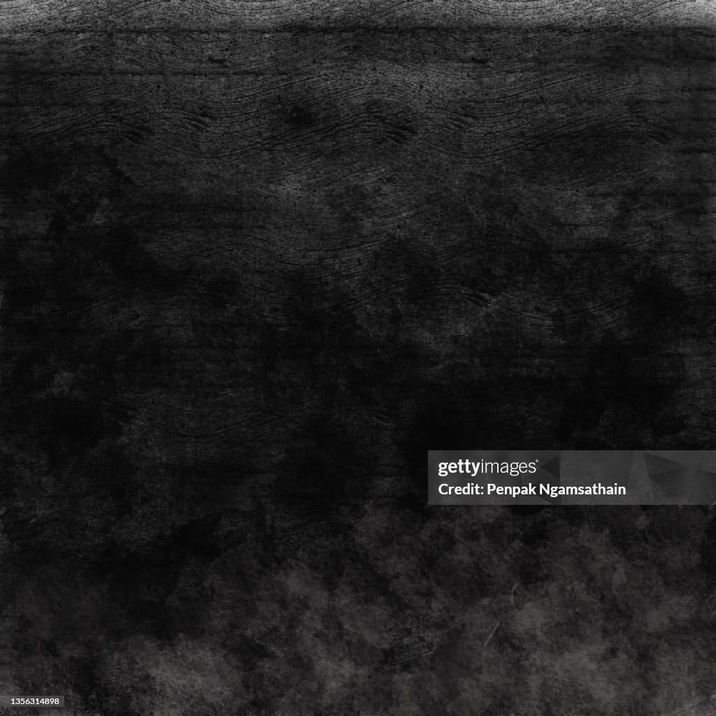 Stamped spread grey color on black background by program computer, Abstract art rough texture artwork. Contemporary arts, monotone Artistic paper canvas, space for frame copy write postcard