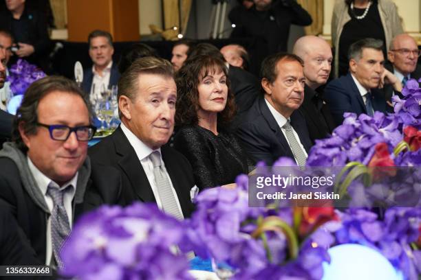 Guest, Art Moreno, Lori Anne Milken, John Paulson, Igor Tulchinsky, guest and guest attend Prostate Cancer Research Foundation's 25th New York Dinner...