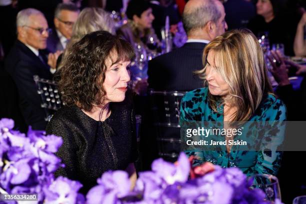 Lori Anne Milken and Moya Paulson attend Prostate Cancer Research Foundation's 25th New York Dinner at The Plaza on November 29, 2021 in New York...