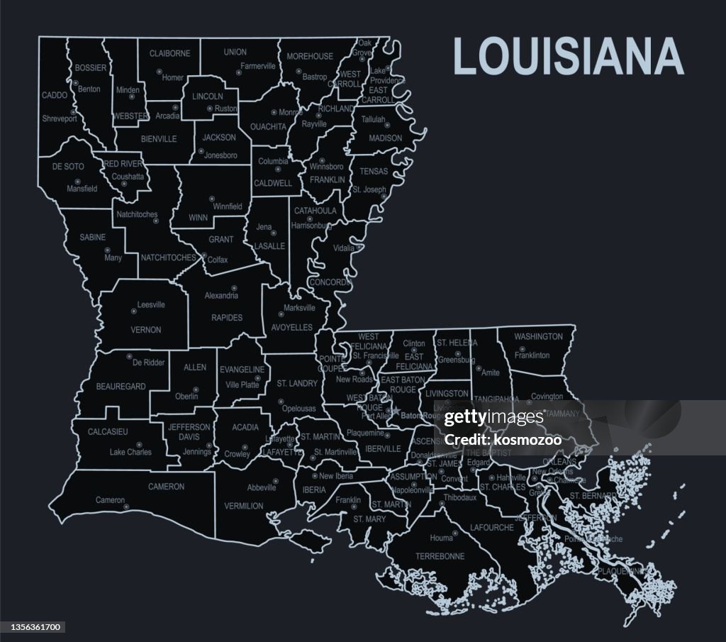 Swla State Map Louisiana Map With Cities