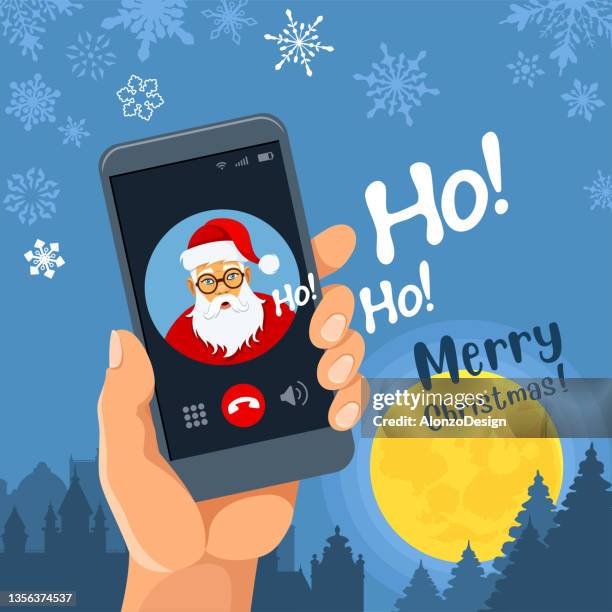 Santa Claus Phone Call Photos and Premium High Res Pictures - Getty Images