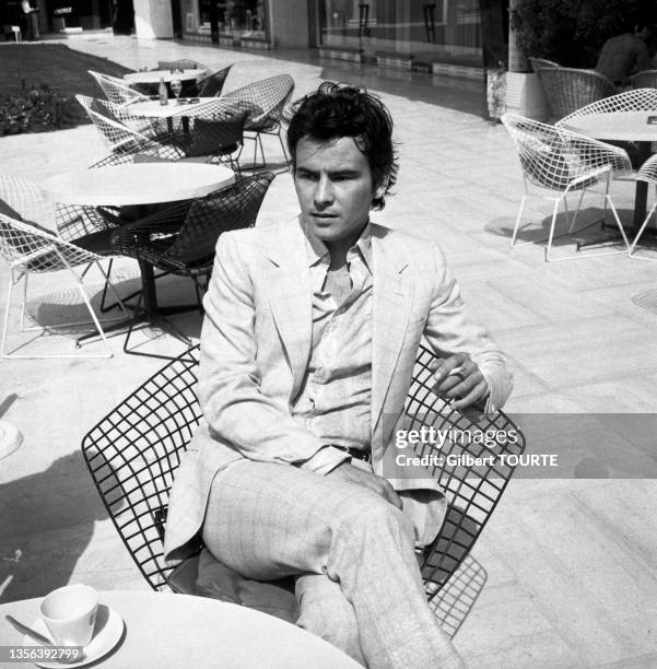 Acteur allemand Horst Buchholz lors du Festival de Cannes en mai 1971