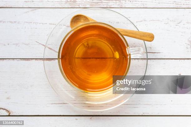 cup of tea with turmeric and cinnamon - kurkuma ストックフォトと画像