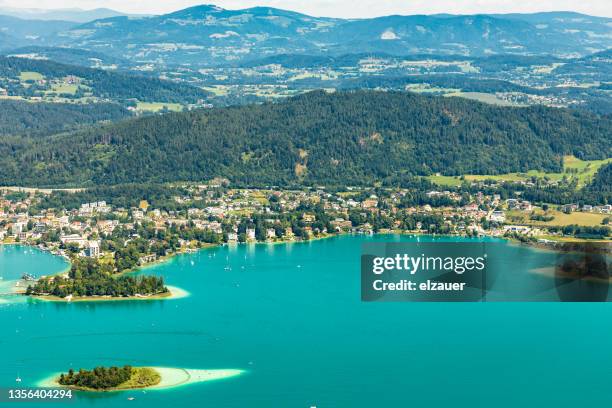 woerthersee - kärnten am wörthersee stock pictures, royalty-free photos & images