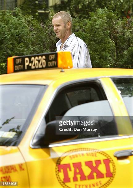 Actor David Morse walks on the set of his new television drama "Hack" August 27, 2002 in Philadelphia, Pennsylvania. "Hack" will premiere on CBS...