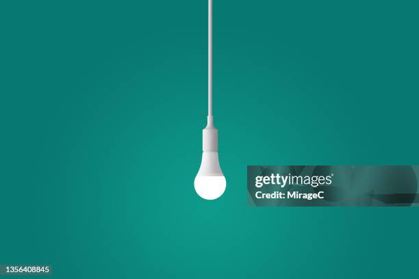 illuminated led light - gloeilamp stockfoto's en -beelden