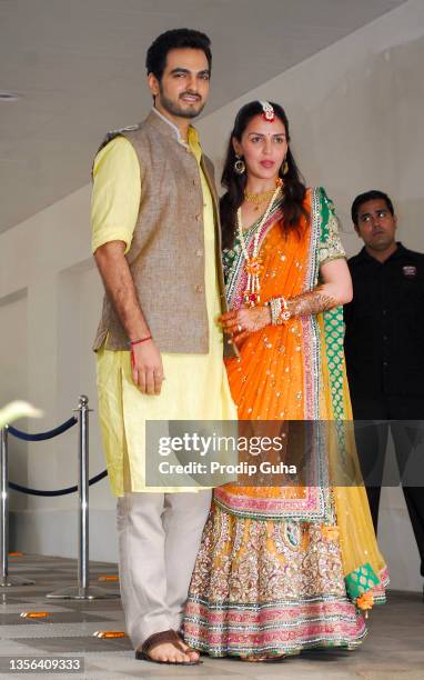 Bharat Takhtani attends Esha Deol's mehndi ceremony on June 27,2012 in Mumbai, India