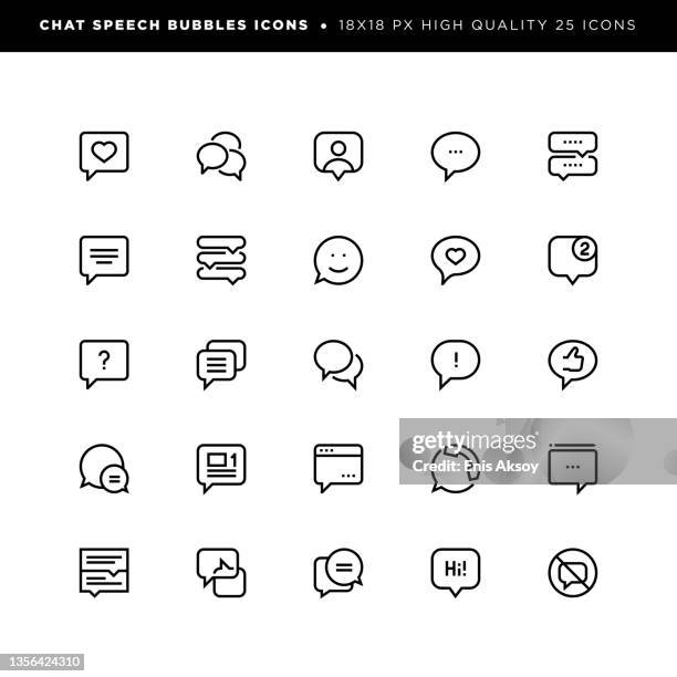 sprechblasensymbole - supporting functions for graphical user interface stock-grafiken, -clipart, -cartoons und -symbole