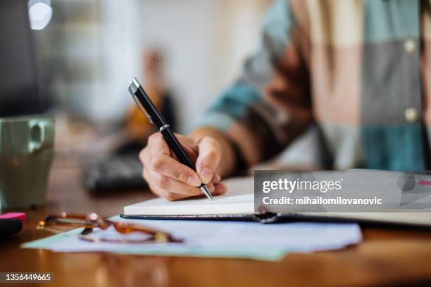 Person Writting Down Routine 146 Person Writing Down List Stock Photos, High-Res Pictures, and ...