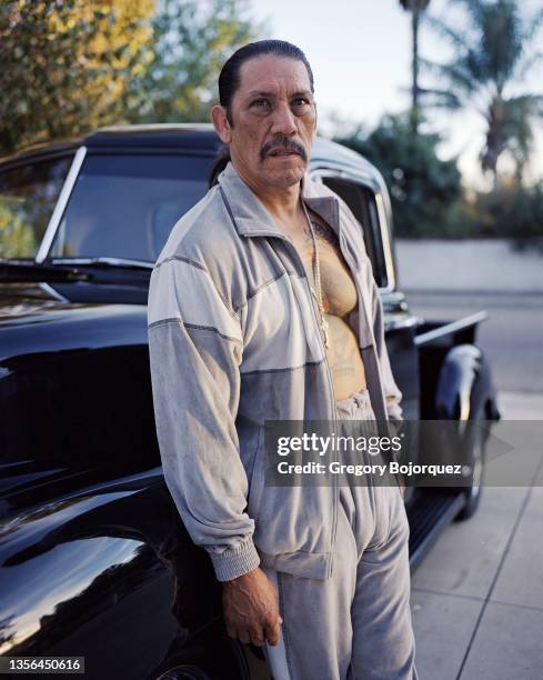 American actor Danny Trejo at his home in October, 2003 in Chatsworth, California.