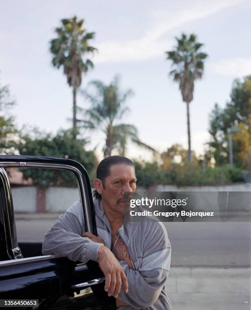 American actor Danny Trejo at his home in October, 2003 in Chatsworth, California.