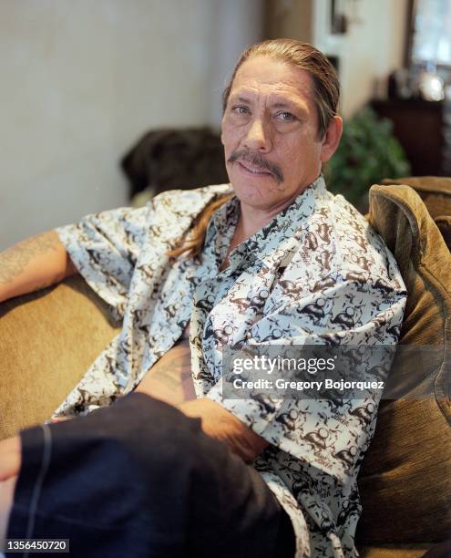 American actor Danny Trejo at his home in October, 2003 in Chatsworth, California.