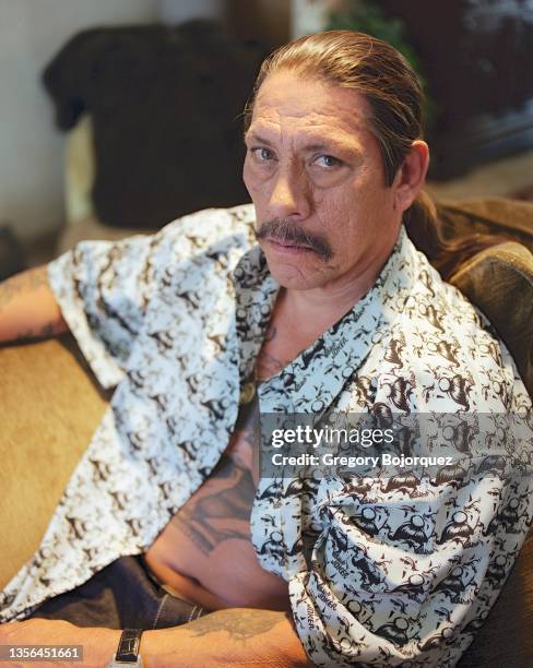 American actor Danny Trejo at his home in October, 2003 in Chatsworth, California.