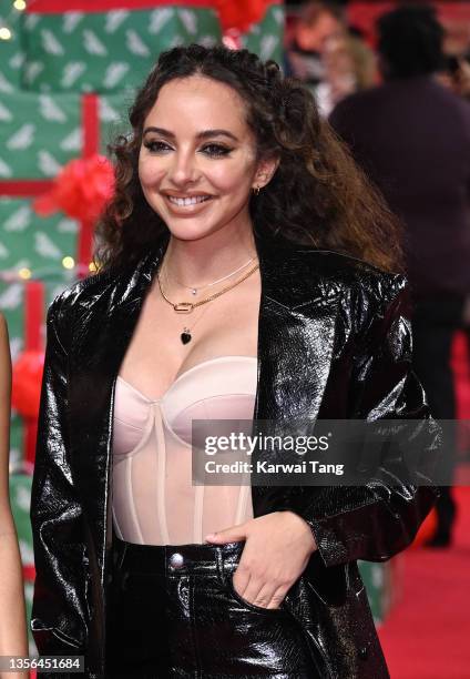 Jade Thirlwall attends the world premiere of "Boxing Day" at The Curzon Mayfair on November 30, 2021 in London, England.