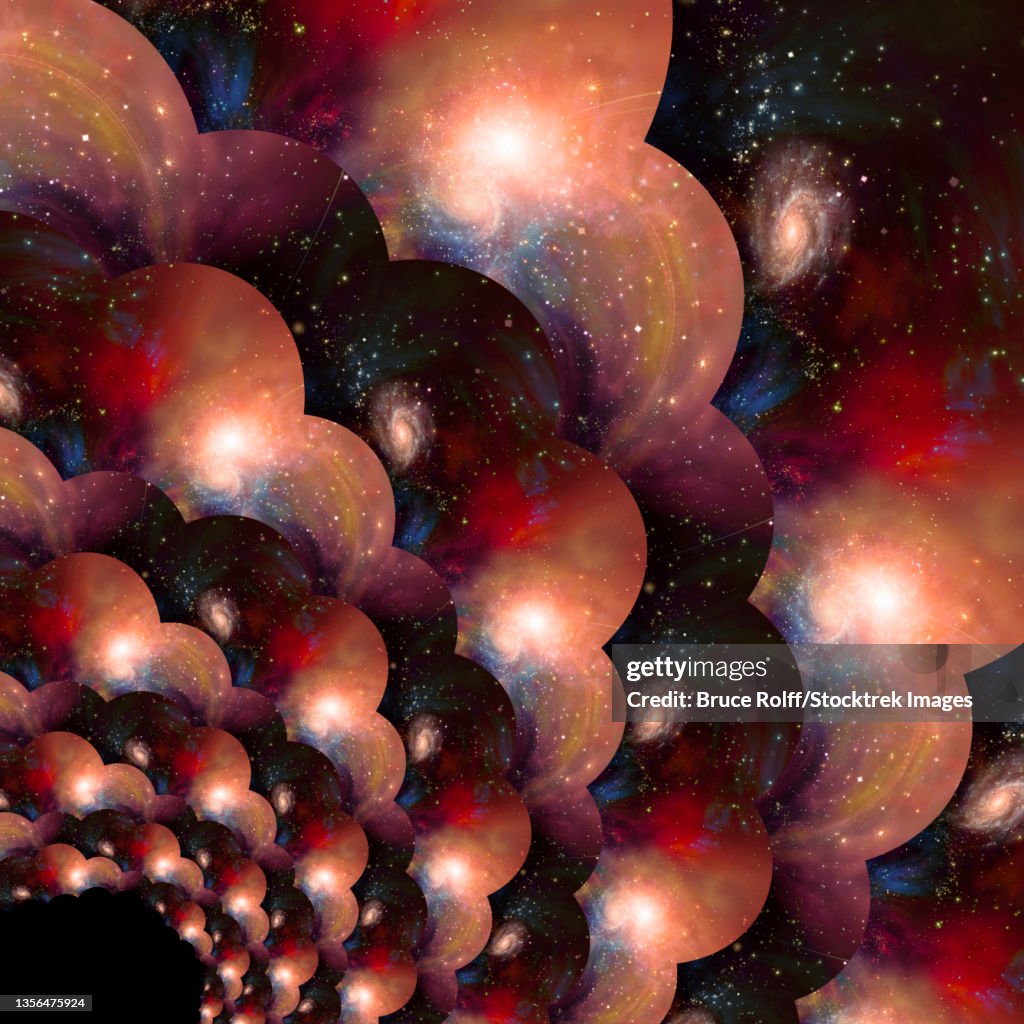 Multilayered Spaces Represent Endless Dimensions High-Res Vector ...