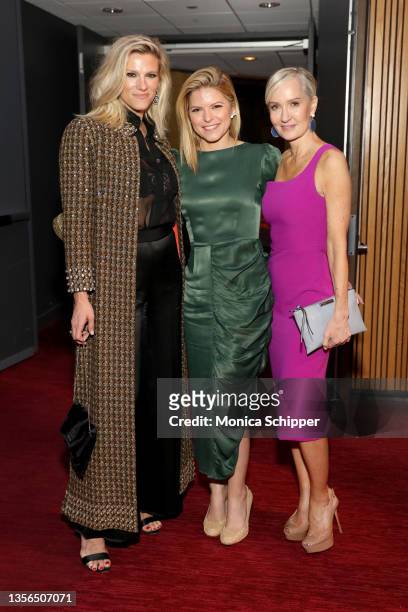 Lindsay Shookus, Kate Bolduan, and Hilary Gumbel attend UNICEF at 75 in New York at Lincoln Center on November 30, 2021 in New York City.