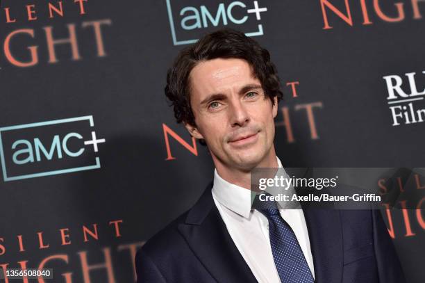 Matthew Goode attends the Los Angeles Special Screening of RLJE Films' "Silent Night" at NeueHouse Los Angeles on November 30, 2021 in Hollywood,...