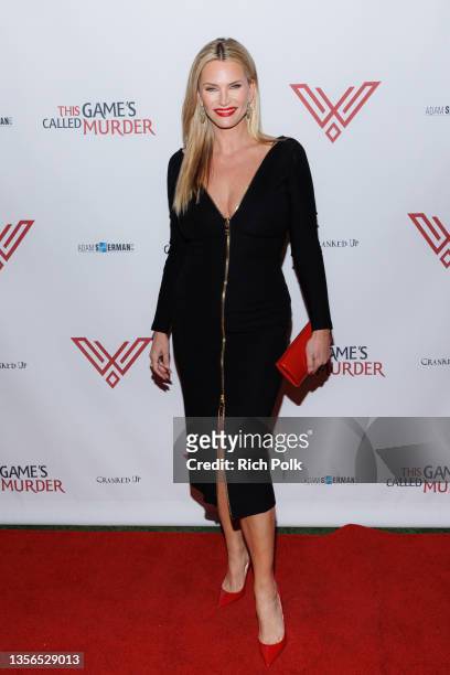 Natasha Henstridge arrives at the Los Angeles premiere of Cranked Up Films' "This Game's Called Murder" held at Cinelounge Outdoors on November 30,...