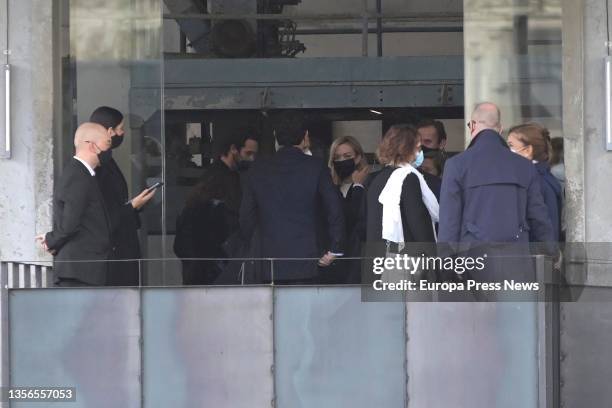 The future new chairwoman of Inditex, Marta Ortega , as she leaves the exhibition 'Untold Stories' by photographer Peter Lindbergh, at the Muelle de...