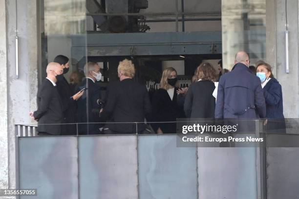 The future new chairwoman of Inditex, Marta Ortega , as she leaves the exhibition 'Untold Stories' by photographer Peter Lindbergh, at the Muelle de...