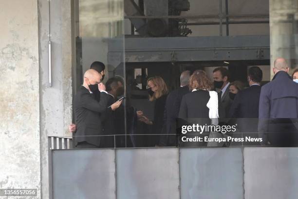 The future new chairwoman of Inditex, Marta Ortega , as she leaves the exhibition 'Untold Stories' by photographer Peter Lindbergh, at the Muelle de...