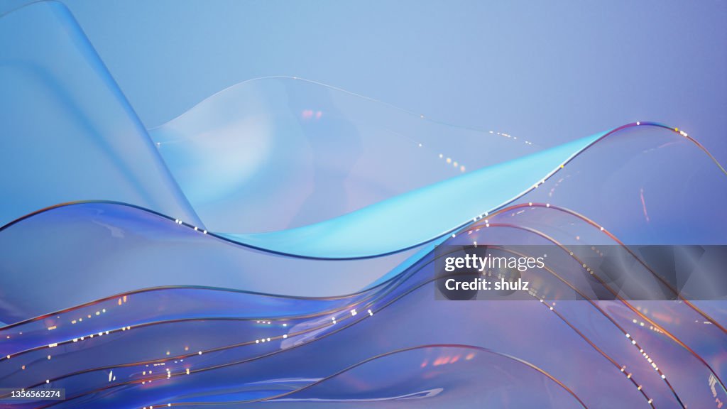 Modern Abstract Wavy Background
