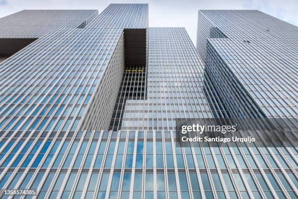 facade of de rotterdam magnificent building - rotterdam stock pictures, royalty-free photos & images