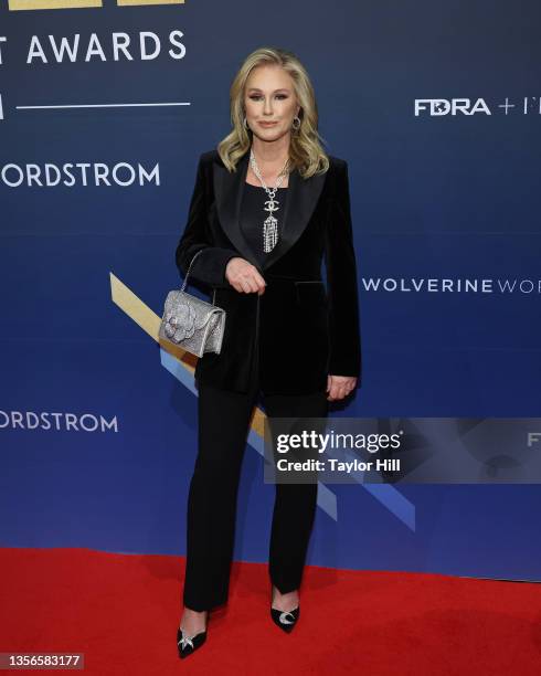 Kathy Hilton attends the 2021 Footwear News Acheivement Awards at Casa Cipriani on November 30, 2021 in New York City.