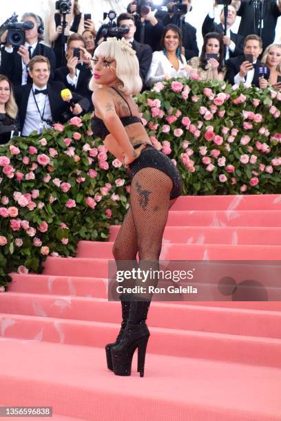 American Pop musician Lady Gaga arrives at the Met Costume Institute Gala 'Camp: Notes on Fashion' exhibition at the Metropolitan Museum of Art, New...