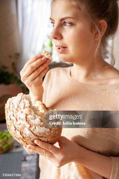 Smelling Bread 1,694 Smelling Fresh Bread Stock Photos, High-Res Pictures, and Images ...