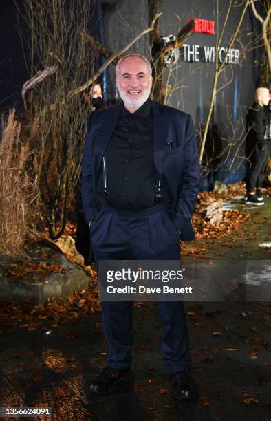 Kim Bodnia attends the World Premiere of "The Witcher: Season 2" at Odeon Luxe Leicester Square on December 01, 2021 in London, England.