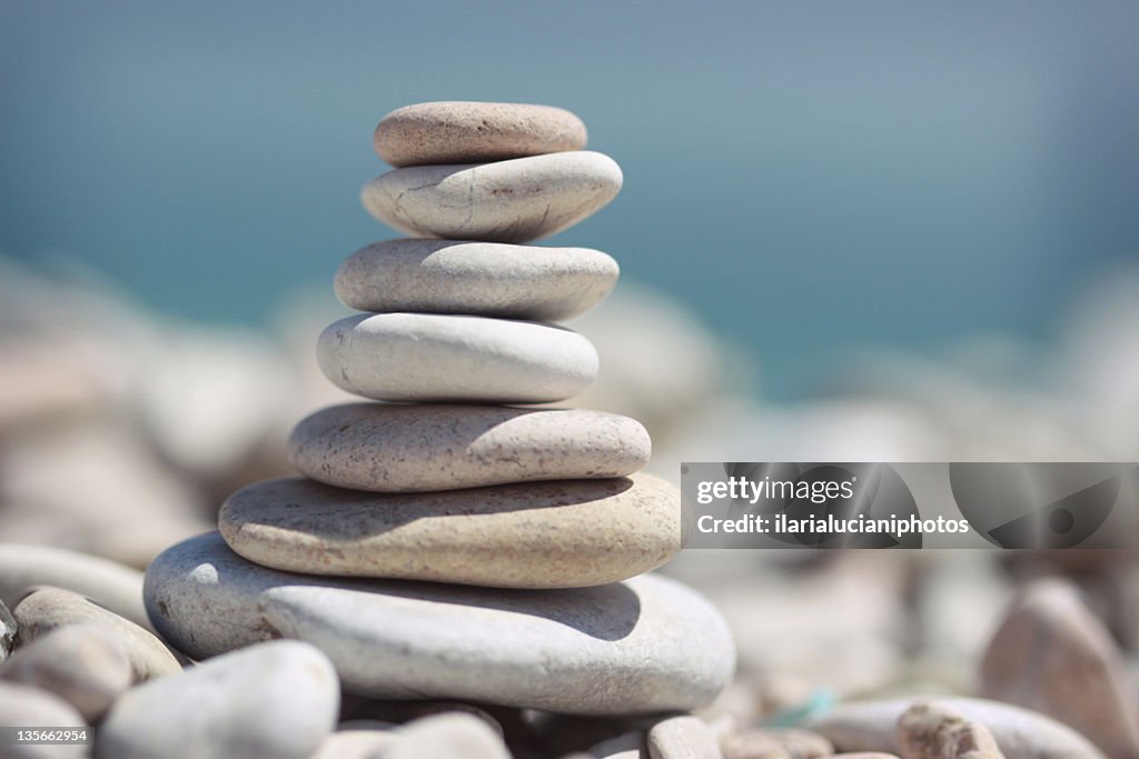 Stack on stones