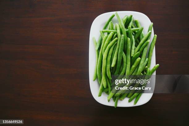 fresh green beans - feijão catarino imagens e fotografias de stock
