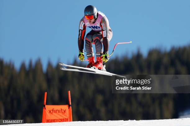Aleksander Aamodt Kilde of Team Norway skis during the Audi FIS Alpine Ski World Cup Men's Downhill Training at Beaver Creek Resort on December 01,...