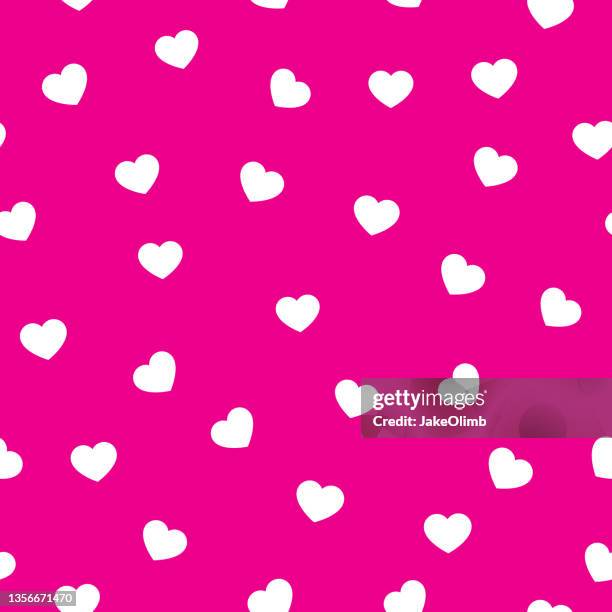 mini hearts pattern silhouette - emoticon-pattern stock illustrations