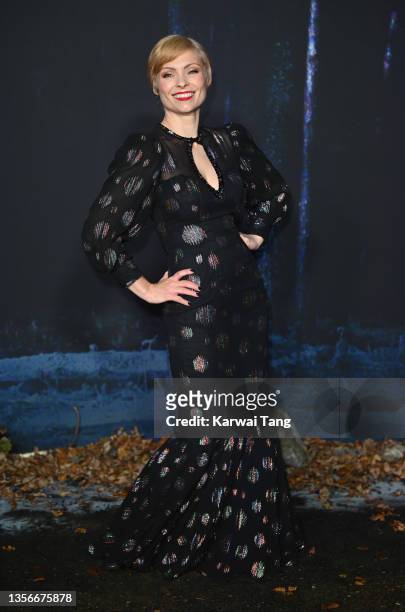 MyAnna Buring attends the World Premiere of "The Witcher: Season 2" at Odeon Luxe Leicester Square on December 01, 2021 in London, England.