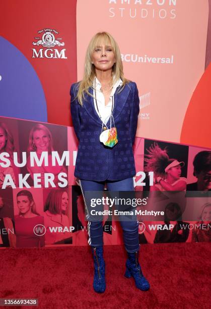 Rosanna Arquette attends WrapWomen's Power Women Summit & The Changemakers Of 2021 at The London West Hollywood at Beverly Hills on December 01, 2021...