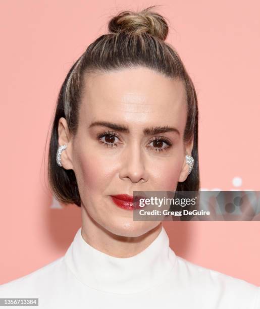 Sarah Paulson attends the WrapWomen's Power Women Summit & The Changemakers Of 2021 at The London West Hollywood at Beverly Hills on December 01,...