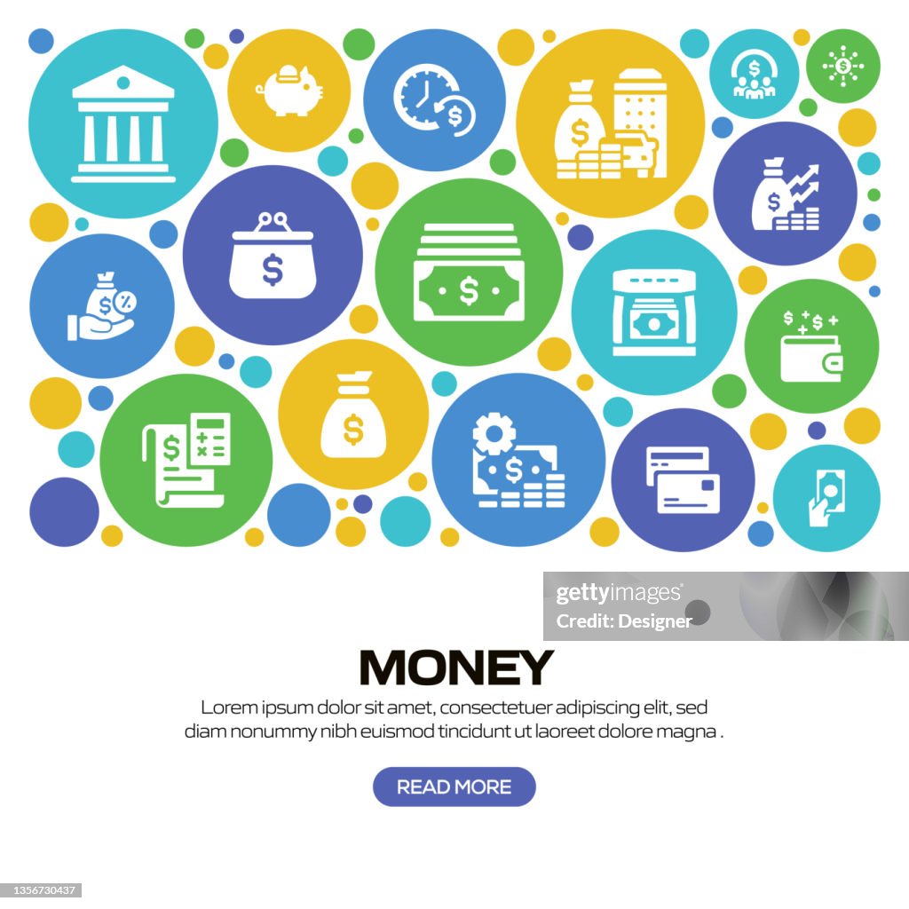 Money Banner Pattern Money Related Pattern Design Web Banner High-Res Vector Graphic - Getty ...
