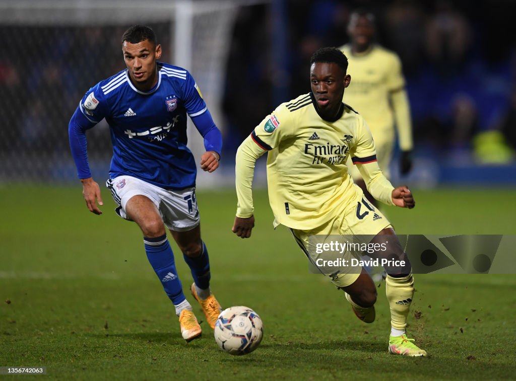 Ipswich Town v Arsenal U21: Papa John's Trophy