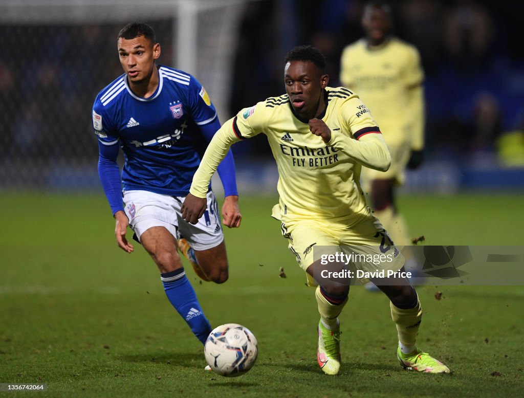 Ipswich Town v Arsenal U21: Papa John's Trophy