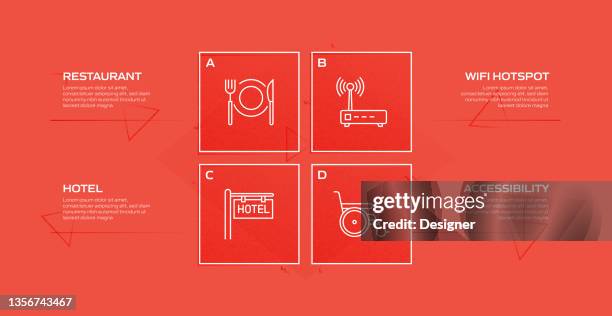 city life related process infographic template. process timeline chart. workflow layout with linear icons - road side view stock illustrations