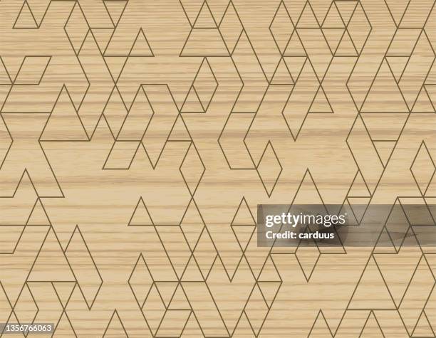 seamless wood textured geometric pattern - wainscoting background stock illustrations