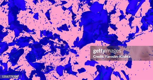 4k tearing cloth abstract  3d rendering - gravity film stock pictures, royalty-free photos & images