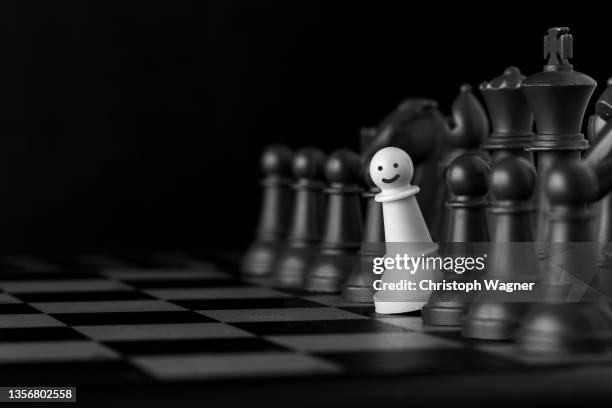 schach - individualität - individualität 個照片及圖片檔